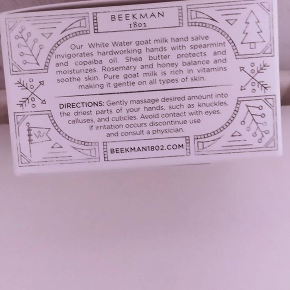 Beekman 1802 Pure Goat Milk Hand Salve White Water - Picture 5 of 6